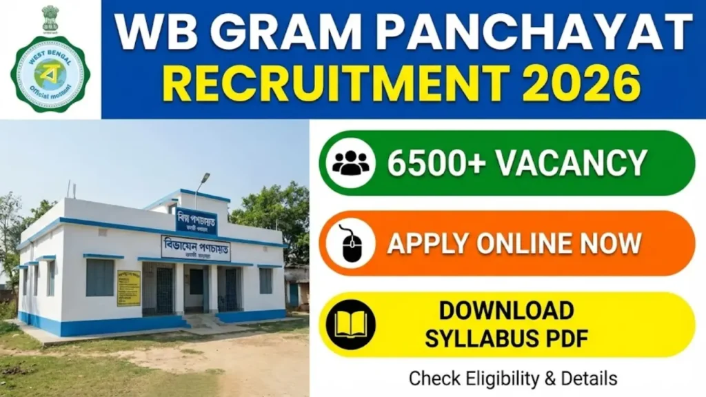 WB Gram Panchayat Recruitment 2026